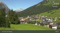 Archived image Webcam Panorama View: Oberlech 08:00
