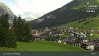 Archiv Foto Webcam Panoramablick: Oberlech 08:00