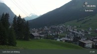Archiv Foto Webcam Panoramablick: Oberlech 02:00