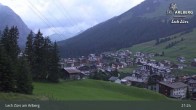 Archiv Foto Webcam Panoramablick: Oberlech 02:00