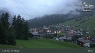 Archiv Foto Webcam Panoramablick: Oberlech 02:00