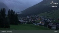 Archiv Foto Webcam Panoramablick: Oberlech 04:00
