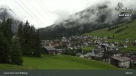 Archiv Foto Webcam Panoramablick: Oberlech 08:00