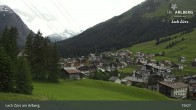 Archiv Foto Webcam Panoramablick: Oberlech 18:00