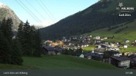 Archiv Foto Webcam Panoramablick: Oberlech 06:00