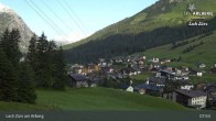 Archiv Foto Webcam Panoramablick: Oberlech 07:00