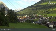 Archiv Foto Webcam Panoramablick: Oberlech 06:00
