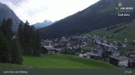 Archived image Webcam Panorama View: Oberlech 02:00