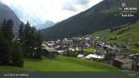 Archiv Foto Webcam Panoramablick: Oberlech 16:00