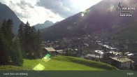 Archiv Foto Webcam Panoramablick: Oberlech 18:00