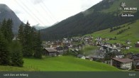 Archiv Foto Webcam Panoramablick: Oberlech 12:00