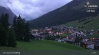 Archiv Foto Webcam Panoramablick: Oberlech 02:00