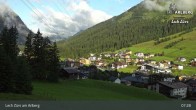 Archiv Foto Webcam Panoramablick: Oberlech 06:00