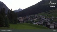 Archiv Foto Webcam Panoramablick: Oberlech 02:00
