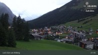 Archiv Foto Webcam Panoramablick: Oberlech 02:00