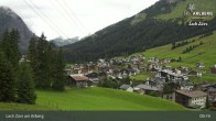 Archiv Foto Webcam Panoramablick: Oberlech 08:00