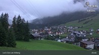 Archiv Foto Webcam Panoramablick: Oberlech 02:00