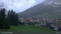 Archiv Foto Webcam Panoramablick: Oberlech 02:00