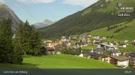 Archiv Foto Webcam Panoramablick: Oberlech 08:00