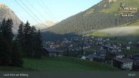 Archived image Webcam Panorama View: Oberlech 06:00
