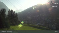 Archiv Foto Webcam Panoramablick: Oberlech 18:00