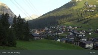Archiv Foto Webcam Panoramablick: Oberlech 06:00