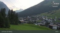 Archiv Foto Webcam Panoramablick: Oberlech 20:00