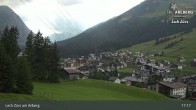 Archiv Foto Webcam Panoramablick: Oberlech 16:00
