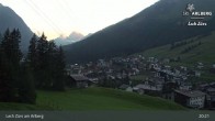 Archived image Webcam Panorama View: Oberlech 00:00