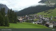 Archiv Foto Webcam Panoramablick: Oberlech 18:00