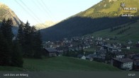 Archiv Foto Webcam Panoramablick: Oberlech 06:00
