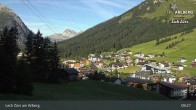 Archiv Foto Webcam Panoramablick: Oberlech 08:00