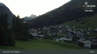 Archiv Foto Webcam Panoramablick: Oberlech 23:00