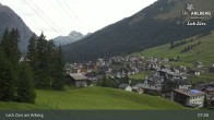 Archiv Foto Webcam Panoramablick: Oberlech 04:00