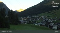 Archiv Foto Webcam Panoramablick: Oberlech 06:00