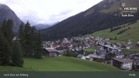 Archived image Webcam Panorama View: Oberlech 00:00