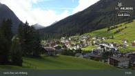 Archiv Foto Webcam Panoramablick: Oberlech 12:00