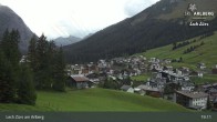 Archiv Foto Webcam Panoramablick: Oberlech 18:00