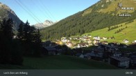 Archiv Foto Webcam Panoramablick: Oberlech 08:00