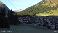 Archiv Foto Webcam Panoramablick: Oberlech 08:00