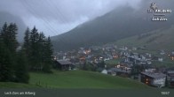 Archiv Foto Webcam Panoramablick: Oberlech 00:00