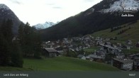 Archiv Foto Webcam Panoramablick: Oberlech 04:00
