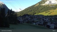 Archiv Foto Webcam Panoramablick: Oberlech 08:00