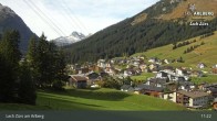 Archiv Foto Webcam Panoramablick: Oberlech 10:00