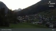 Archived image Webcam Panorama View: Oberlech 18:00