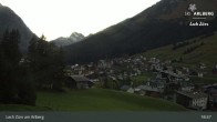 Archiv Foto Webcam Panoramablick: Oberlech 18:00