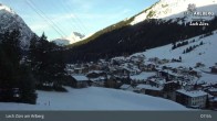 Archiv Foto Webcam Panoramablick: Oberlech 07:00