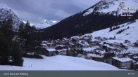 Archiv Foto Webcam Panoramablick: Oberlech 02:00