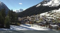 Archiv Foto Webcam Panoramablick: Oberlech 12:00