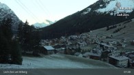 Archiv Foto Webcam Panoramablick: Oberlech 06:00